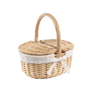Panier de pique-nique champêtre en osier pour mariage et décoration | jourdefete.com Panier de pique-nique champêtre en osier pour mariage et décoration | jourdefete.com