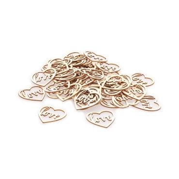 confettis en bois love confettis en bois love
