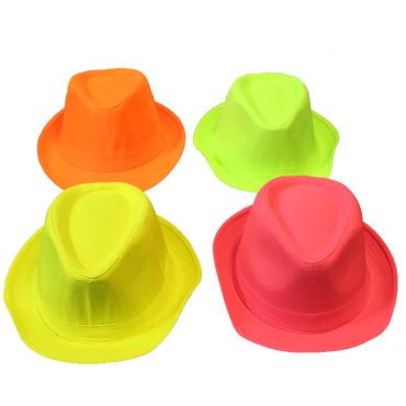 chapeau borsalino simple fluo pour adulte | jourdefete.com chapeau borsalino simple fluo pour adulte | jourdefete.com