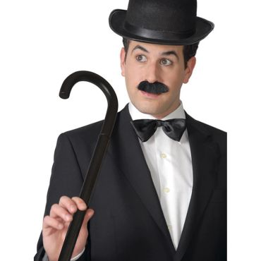 Canne noire déguisement Charlot rétro et élégant | jourdefete.com Canne noire déguisement Charlot rétro et élégant | jourdefete.com