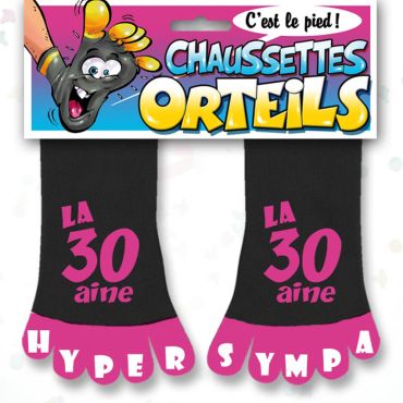 Chaussette à Orteil 30 Aine Rose Chaussette à Orteil 30 Aine Rose