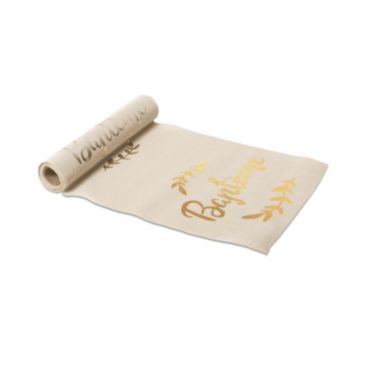 chemin-de-table-Lin-Baptême-floqué-Or|jourdefete.com chemin-de-table-Lin-Baptême-floqué-Or|jourdefete.com