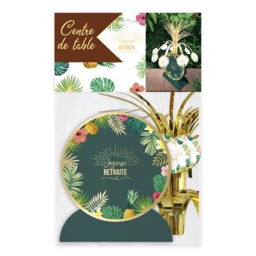 Centre de table - Joyeuse Retraite | jourdefete.com Centre de table - Joyeuse Retraite | jourdefete.com