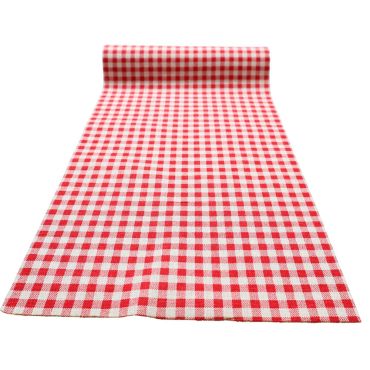 Chemin de table vichy rouge à carreaux 28 cm x 5 m pour décoration de fête | jourdefete.com Chemin de table vichy rouge à carreaux 28 cm x 5 m pour décoration de fête | jourdefete.com