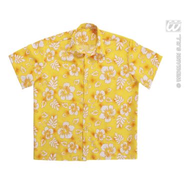 Chemisette jaune à fleurs blanches. Chemisette jaune à fleurs blanches.