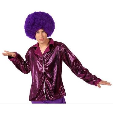 Chemise disco fuchsia pour homme - Taille au choix Chemise disco fuchsia pour homme - Taille au choix