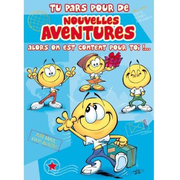Carte Maxi Format avec Enveloppe - "Nouvelles Aventures"