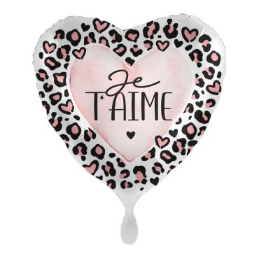 Ballon cœur motif léopard rose “Je t’aime” Saint-Valentin | jourdefete.com Ballon cœur motif léopard rose “Je t’aime” Saint-Valentin | jourdefete.com