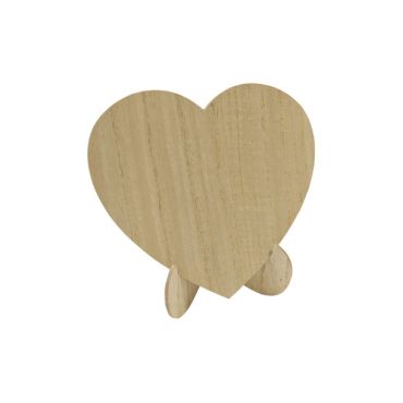 Cœur en bois sur chevalet pour décoration personnalisable et chaleureuse | jourdefete.com Cœur en bois sur chevalet pour décoration personnalisable et chaleureuse | jourdefete.com