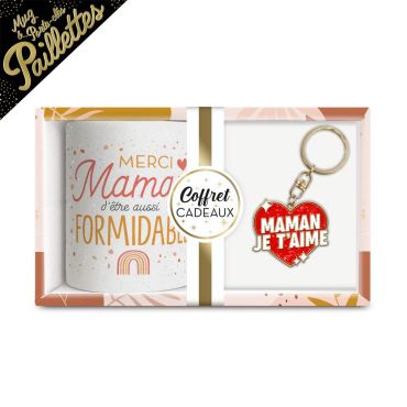 Un coffret composé d'un mug et d'un porte-clé pour votre maman d'amour | jourdefete.com Un coffret composé d'un mug et d'un porte-clé pour votre maman d'amour | jourdefete.com