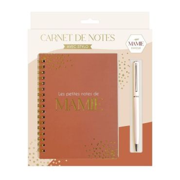 Votre mamie d'amour va pouvoir prendre des notes avec ce carnet et ce stylo | jourdefete.com Votre mamie d'amour va pouvoir prendre des notes avec ce carnet et ce stylo | jourdefete.com