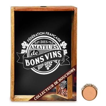 collecteur en bois de bouchons de vins | jourdefete.com collecteur en bois de bouchons de vins | jourdefete.com