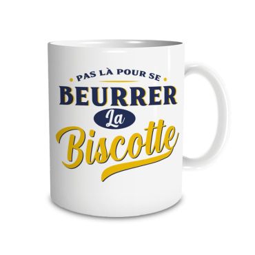 Mug "Beurrer la biscotte" - Collection Claquettes Chaussettes | jourdefete.com Mug "Beurrer la biscotte" - Collection Claquettes Chaussettes | jourdefete.com