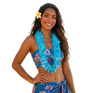 Collier de fleurs hawaïen fluo | jourdefete.com Collier de fleurs hawaïen fluo | jourdefete.com