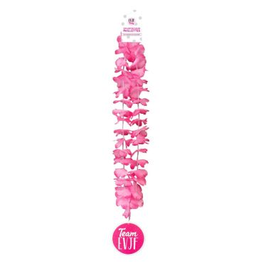 Collier de fleurs à paillettes "Team EVJF" - Collection EVJF Party