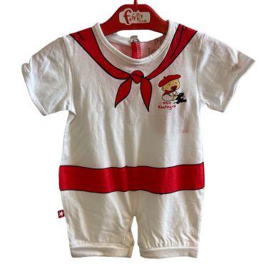 Combishort pour bébé pour la Feria taille au choix et vue de face Combishort pour bébé pour la Feria taille au choix et vue de face