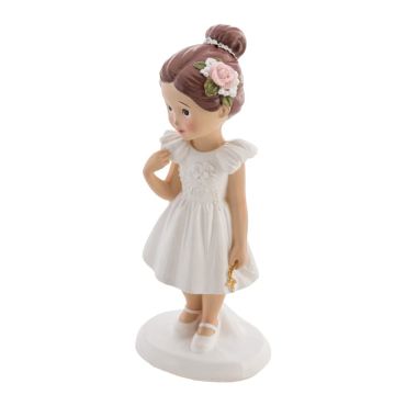 Optez pour cette jolie figurine de communiante avec croix pour la communion de votre fille | jourdefete.com Optez pour cette jolie figurine de communiante avec croix pour la communion de votre fille | jourdefete.com