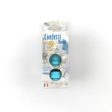 Confettis ronds bleu ciel Confettis ronds bleu ciel