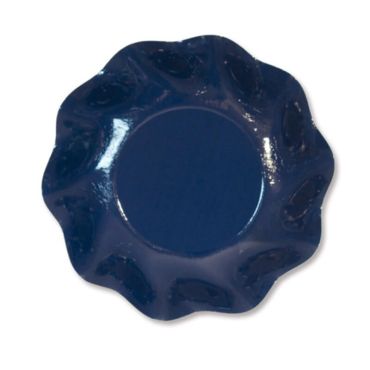 Petites Assiettes Vagues Rondes en Carton Navy Bleu | jourdefete.com Petites Assiettes Vagues Rondes en Carton Navy Bleu | jourdefete.com