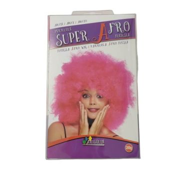 Perruque Super Afro pour adulte - Rose | jourdefete.com Perruque Super Afro pour adulte - Rose | jourdefete.com