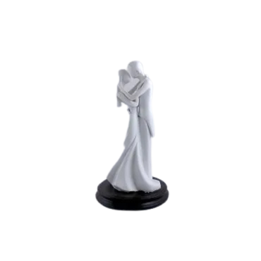 Figurine pour gâteau de mariage - Premier baiser