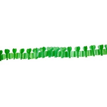 Guirlande de trèfles en papier pour Saint-Patrick - 2,5 m | jourdefete.com Guirlande de trèfles en papier pour Saint-Patrick - 2,5 m | jourdefete.com