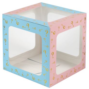 Cube décoratif pour Gender Reveal - Fille ou garçon - 30 x 30 x 30 cm | jourdefete.com Cube décoratif pour Gender Reveal - Fille ou garçon - 30 x 30 x 30 cm | jourdefete.com