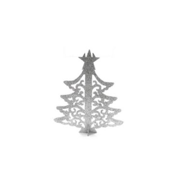 Marque-Place Sapin Argent à Monter Marque-Place Sapin Argent à Monter