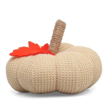 Citrouille en tissu beige diamètre 13 cm pour déco Halloween | jourdefete.com Citrouille en tissu beige diamètre 13 cm pour déco Halloween | jourdefete.com