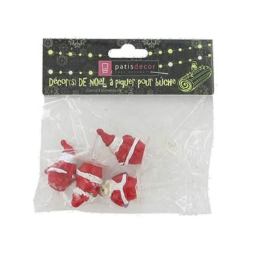 3 piques à gâteaux père noël | jourdefete.com 3 piques à gâteaux père noël | jourdefete.com
