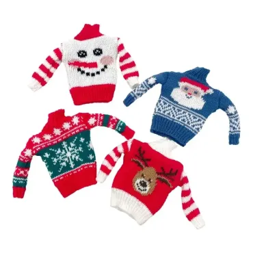 Un pull moche pour un lutin farceur de Noël bien habillé | jourdefete.com