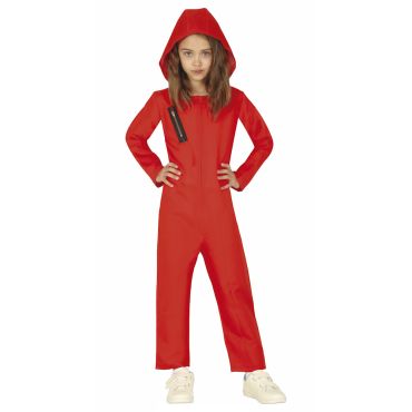Déguisement enfant braqueur rouge avec capuche pour soirée costumée | jourdefete.com Déguisement enfant braqueur rouge avec capuche pour soirée costumée | jourdefete.com