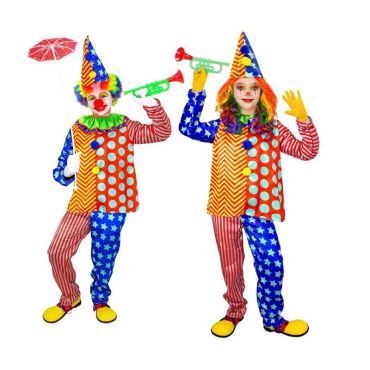 Un beau déguisement coloré pour devenir un clown mignon | jourdefete.com