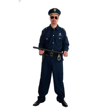 Déguisement adulte de policier américain homme