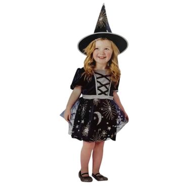 Une jolie tenue de sorcière de minuit pour votre fille | jourdefete.com Une jolie tenue de sorcière de minuit pour votre fille | jourdefete.com