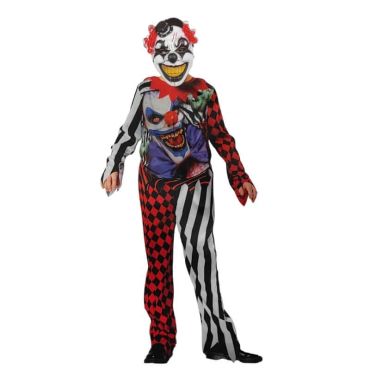 Une combinaison et un masque de clown pour enfant terrifiant pour Halloween | jourdefete.com Une combinaison et un masque de clown pour enfant terrifiant pour Halloween | jourdefete.com