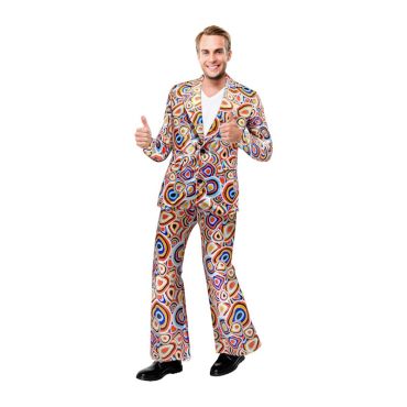 Une jolie tenue aux motifs psychédéliques pour être habillé à la mode des années 70 | jourdefete.com Une jolie tenue aux motifs psychédéliques pour être habillé à la mode des années 70 | jourdefete.com