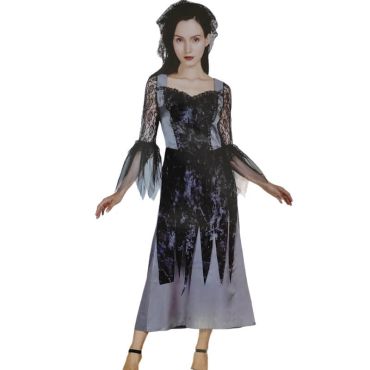 Une belle robe de mariée zombie pour une soirée d'Halloween à la fois romantique et macabre | jourdefete.com Une belle robe de mariée zombie pour une soirée d'Halloween à la fois romantique et macabre | jourdefete.com