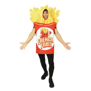 Déguisement cornet de frites adulte humoristique pour soirée costumée | jourdefete.com Déguisement cornet de frites adulte humoristique pour soirée costumée | jourdefete.com