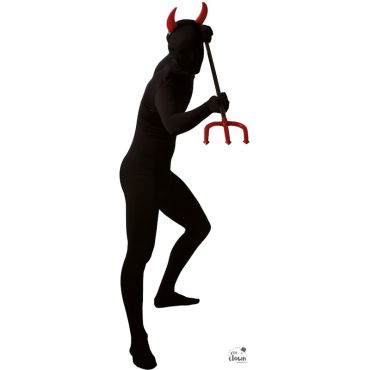Combinaison intégrale noire pour déguisement de diable ou autres costumes sombres | jourdefete.com Combinaison intégrale noire pour déguisement de diable ou autres costumes sombres | jourdefete.com