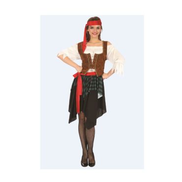 Deguisement de Pirate avec jupe et corset pour Femme | jourdefete.com Deguisement de Pirate avec jupe et corset pour Femme | jourdefete.com