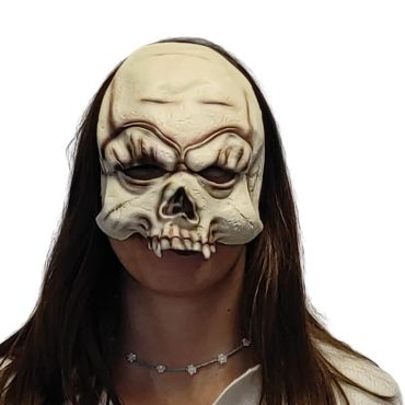 Un angoissant demi-masque de squelette pour Halloween | jourdefete.com Un angoissant demi-masque de squelette pour Halloween | jourdefete.com