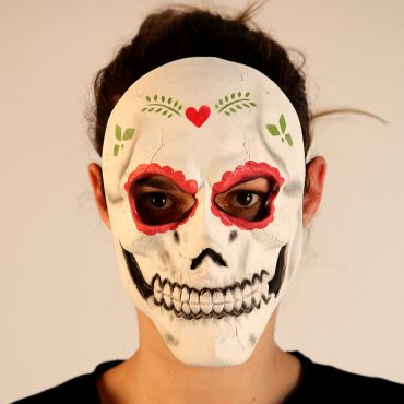 Masque en Latex Day Of The Dead Femme Masque en Latex Day Of The Dead Femme
