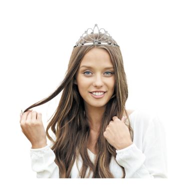 Diadème couronne en strass argent pour reine | jourdefete.com Diadème couronne en strass argent pour reine | jourdefete.com