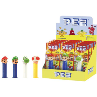 Distributeur PEZ Mario avec figurines et recharge incluse | jourdefete.com Distributeur PEZ Mario avec figurines et recharge incluse | jourdefete.com