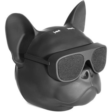 Enceinte Bluetooth tête de chien "Dog Sound" avec lunettes haut-parleurs | jourdefete.com Enceinte Bluetooth tête de chien "Dog Sound" avec lunettes haut-parleurs | jourdefete.com