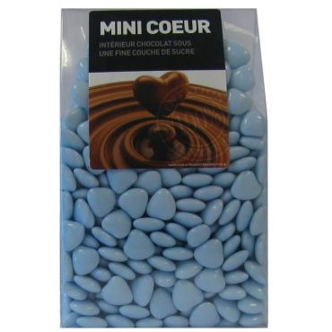 Dragées Mini Cœurs Chocolat 500 gr - Bleu Azur | jourdefete.com Dragées Mini Cœurs Chocolat 500 gr - Bleu Azur | jourdefete.com