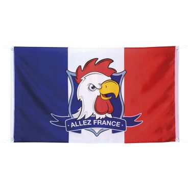 Drapeau Tricolore de Supporter - Allez France Drapeau Tricolore de Supporter - Allez France