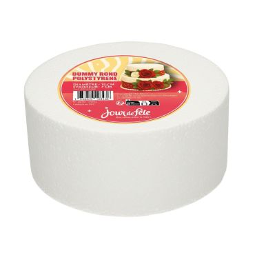 Cake Dummy polystyrène rond de 15 x 7cm idéal pour cake design et décoration | jourdefete.com Cake Dummy polystyrène rond de 15 x 7cm idéal pour cake design et décoration | jourdefete.com