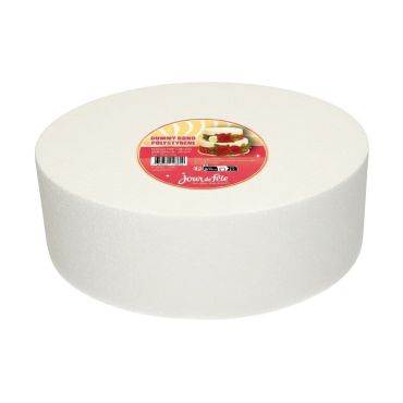 Cake Dummy rond de 35 x 10 cm en polystyrène pour créations festives | jourdefete.com